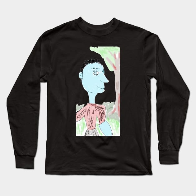 I'm blue Long Sleeve T-Shirt by Not Nice Guys